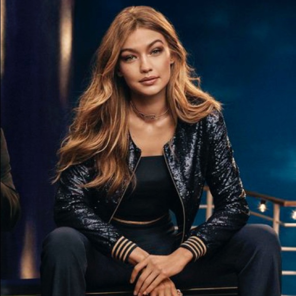 Gigi Hadid x Tommy Hilfiger Cropped Bomber jacket